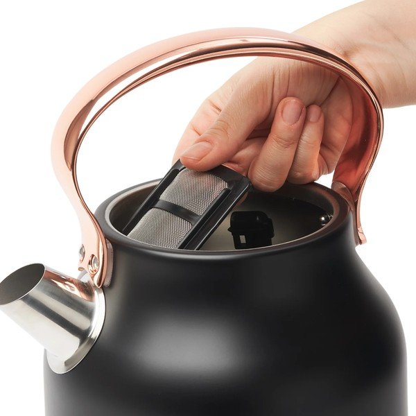 Черна електрическа кана 1,7 l Heritage – Haden-image-4
