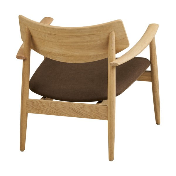 Кафяво кресло Olvera – House Nordic-image-4
