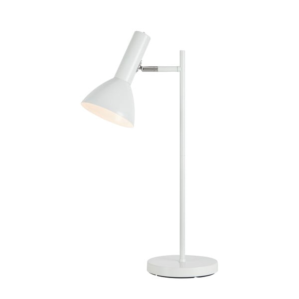 Бяла настолна лампа (височина 65 cm) Metro - Markslöjd