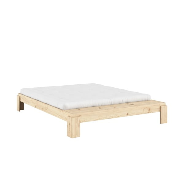 Двойно легло от масивен бор с включена подматрачна рамка в естествен цвят 180x200 cm Layers – Karup Design-image-3