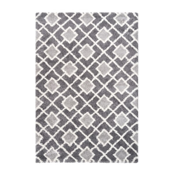 Сив килим Loran, 120 x 170 cm - Kayoom