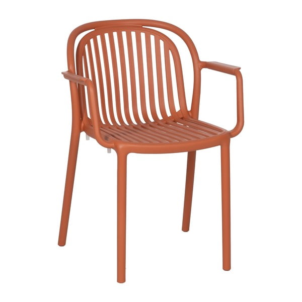 Теракотен пластмасов трапезен стол Alia – Ixia