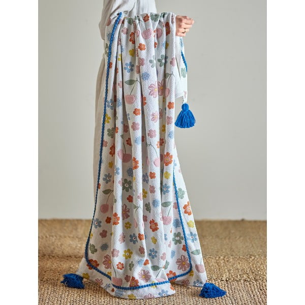 Бебешко одеяло от рециклиран памук 130x160 cm Cherry – Bloomingville Mini-image-3