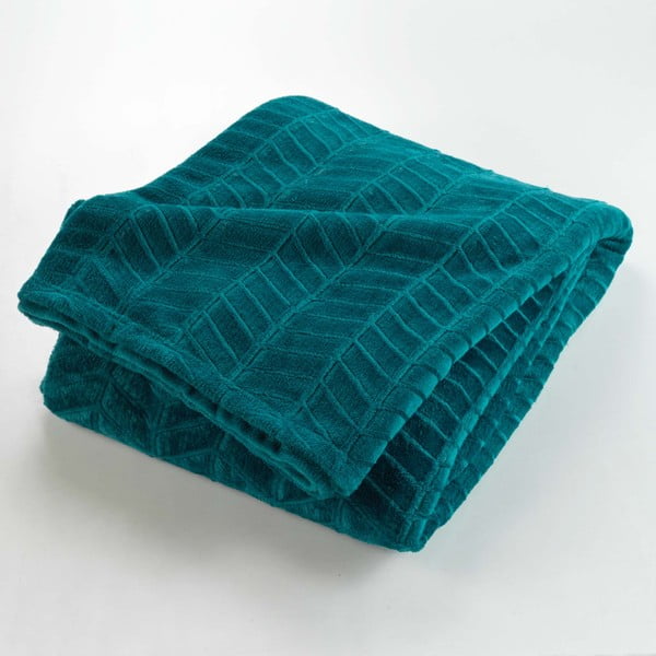 Синьо  покривало за легло от микрофланела 180x220 cm Arya – douceur d'intérieur-image-1