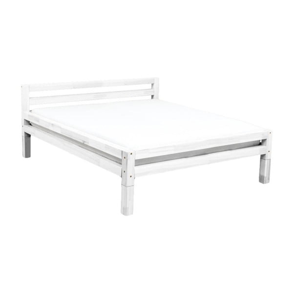 Двойно легло от бял смърч Двойно легло, 180 x 200 cm - Benlemi-image-3