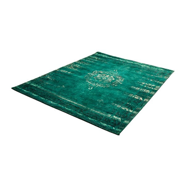 Зелен килим със смес от памук Centro, 140 x 200 cm - Cotex