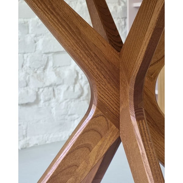 Трапезна маса от декор от дъб  90x90 cm Jubi – Ragaba-image-3