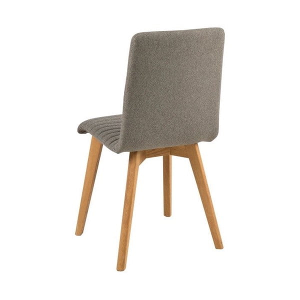 Комплект от 2 светлосиви трапезни стола Arosa - Actona-image-2