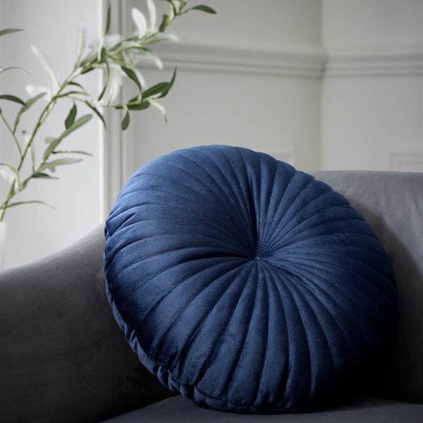 Кадифена декоративна възглавница ø 40 cm Round Soft Touch – Catherine Lansfield-image-1
