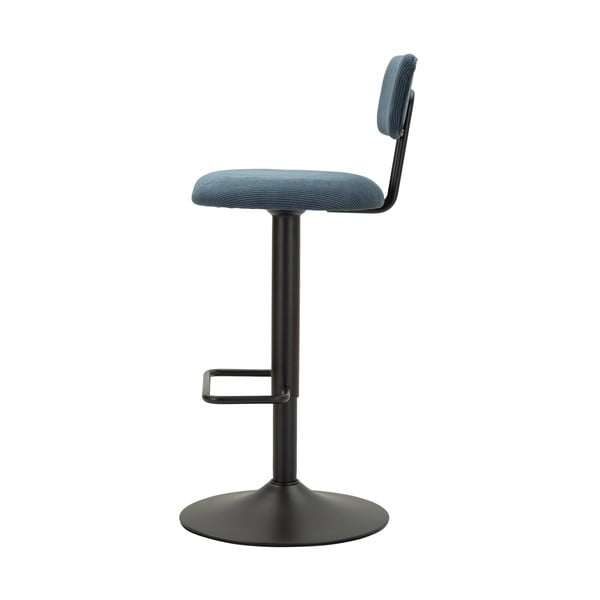 Бар стол с регулируема височина в петролен и черен цвят (височина на седалката 61 cm) Tina – Mauro Ferretti-image-3