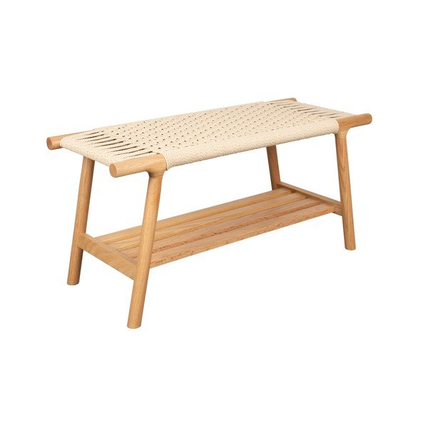 Пейка от масивно дърво в светло естествен цвят Kintaro – Dutchbone-image-2