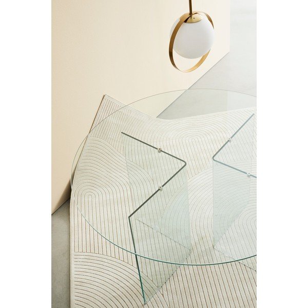 Стъклена кръгла трапезна маса ø 130 cm Iride – Bizzotto-image-4
