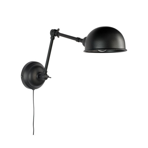 Черна стенна лампа Maarten - White Label