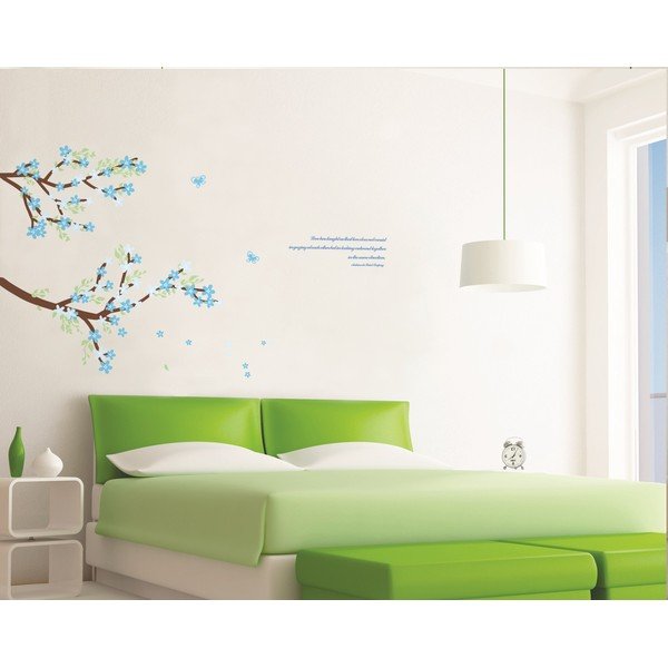 Samolepka Fanastick Blue Leaves Tree-image-1