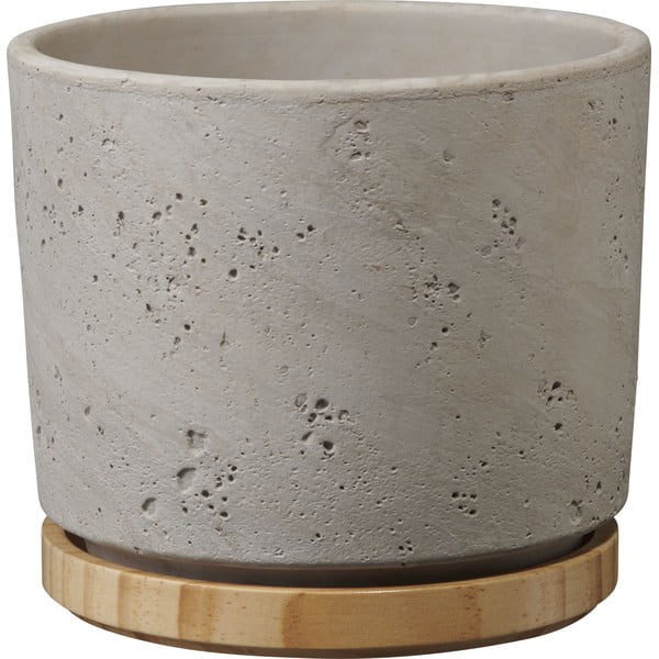 Сив керамичен съд , ø 14 cm - Big pots