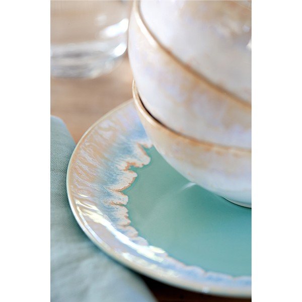 Тюркоазена десертна глинена чиния ø 22 cm Taormina – Casafina-image-1