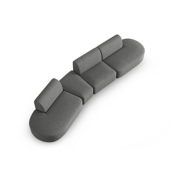 Сив диван 412 cm Shane - Micadoni Home-image-2