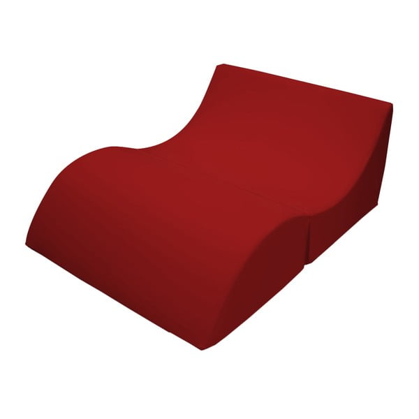 Červené variabilní lehátko/stolek 13Casa Cleo