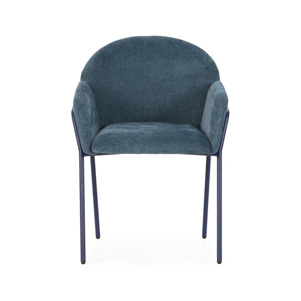 Сини тапицирани трапезни столове в комплект 2 бр. Aslin – MOME-image-3