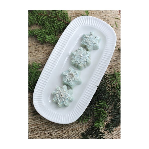 Форма за 6 мини торти в сребрист цвят , 700 ml Snowflakes - Nordic Ware-image-3