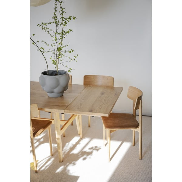 Допълнителна табла за маса за хранене от декор от дъб  100x50 cm Plainfield – Rowico-image-1