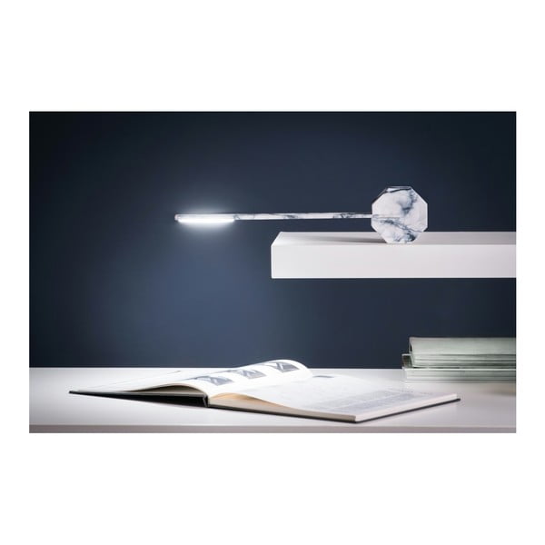 Сива LED настолна лампа (височина 38 cm) Octagon One – Gingko-image-3