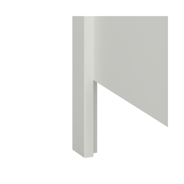 Сив гардероб с огледало 49x195 cm Tromsö - Tvilum-image-4