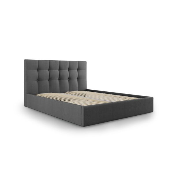 Тъмно сиво двойно легло , 160 x 200 cm Nerin - Mazzini Beds