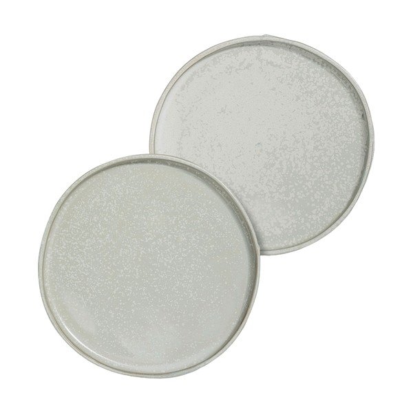 Бели чинии в комплект от 2 бр. от камък ø 20 cm Sand Grain - Mette Ditmer Denmark-image-2