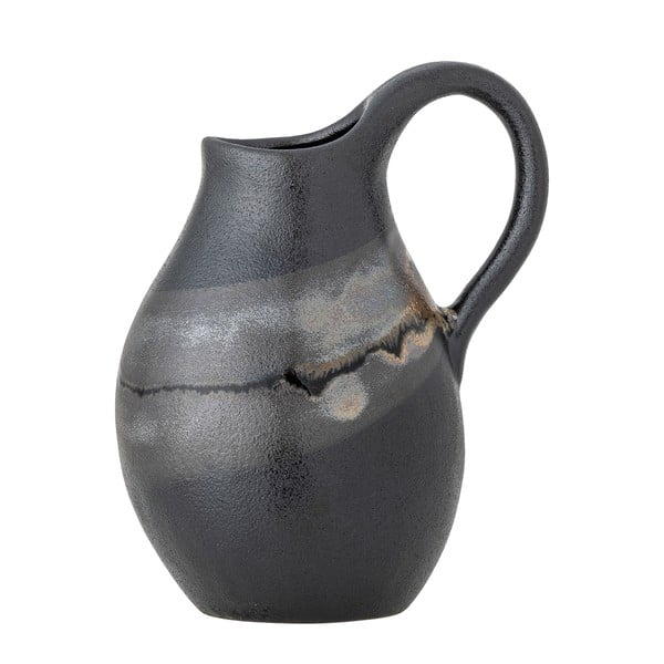 Тъмносива глинена ваза (височина 15 cm) Alvena – Bloomingville