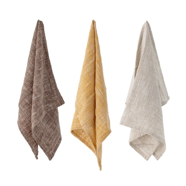 Памучни кърпи в комплект от 3 броя 70x45 cm Heika - Bloomingville-image-2