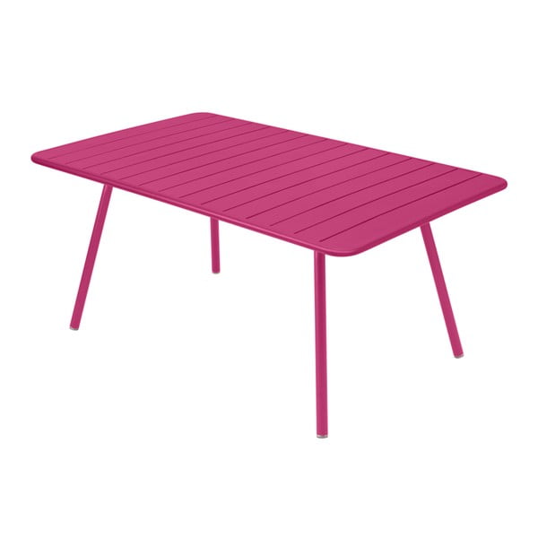 Růžový kovový jídelní stůl Fermob Luxembourg