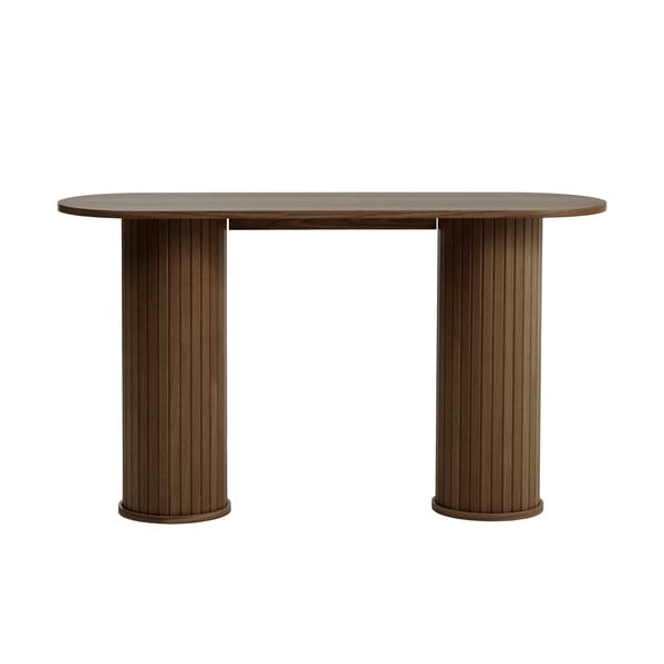 Кафява конзолна маса 40x130 cm Nola – Unique Furniture
