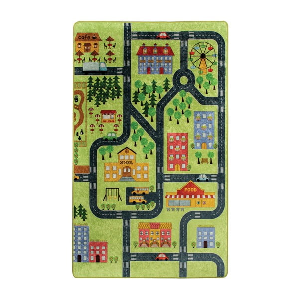 Детски килим Зелен , 200 x 290 cm Small Town - Conceptum Hypnose