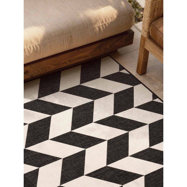 Черен/кремав килим за открито и закрито 160x230 cm Haringey Terrick – Ted Baker-image-3