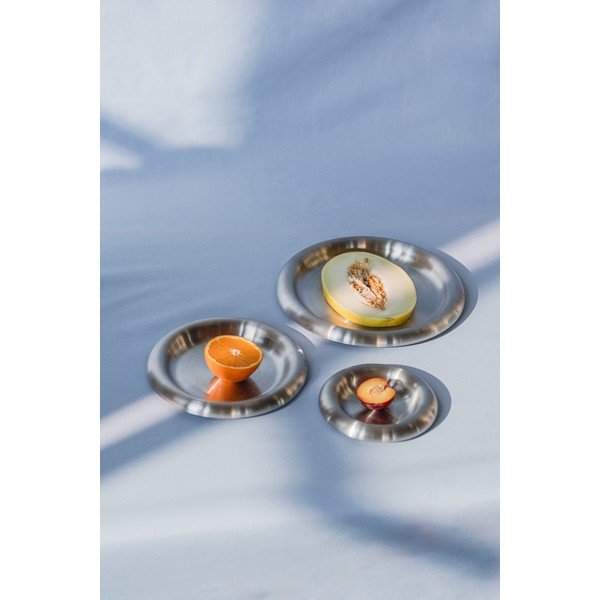 Чинии в комплект 2 бр. от неръждаема стомана в сребрист цвят ø 28 cm Roto – noo.ma-image-3