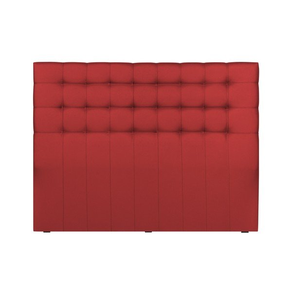 Červené čelo postele Cosmopolitan design Torino, šířka 202 cm-image-1