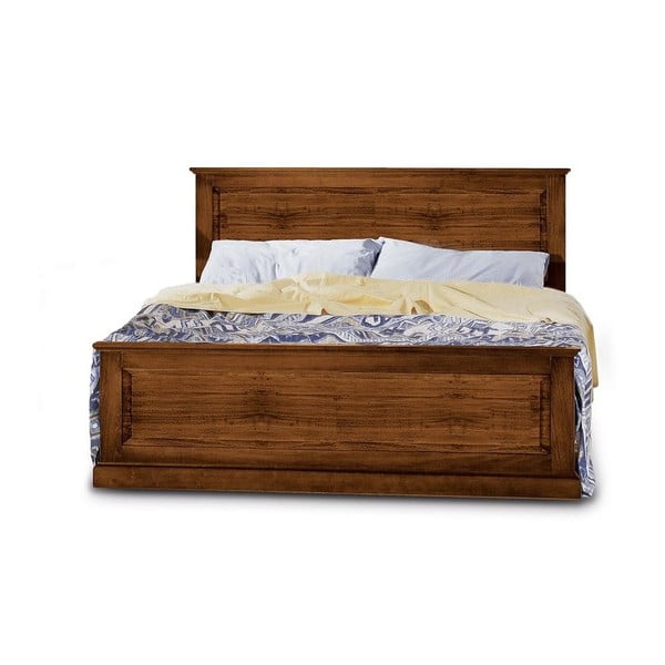 Dřevěná dvoulůžková postel Castagnetti Noce, 165 x 195 cm