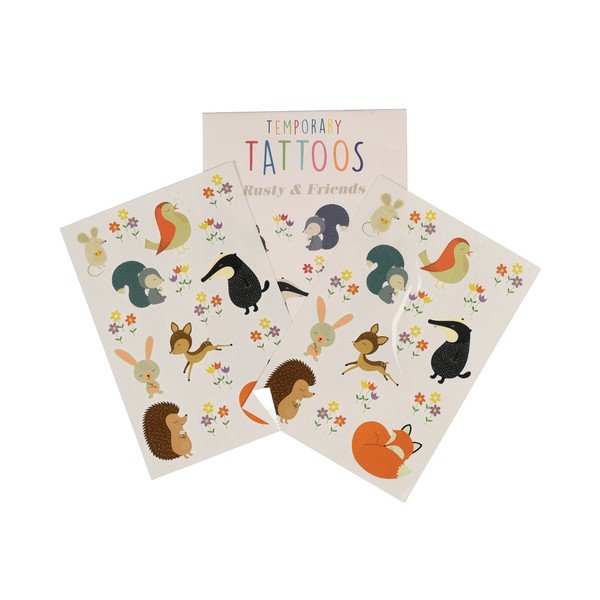 Комплект от 2 листа с временни татуировки Rusty And Friends Rusty and Friends - Rex London-image-2
