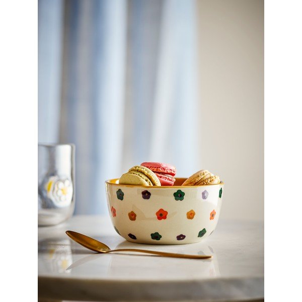 Бежова глинена детска купичка ø 12 cm Addy – Bloomingville Mini-image-1