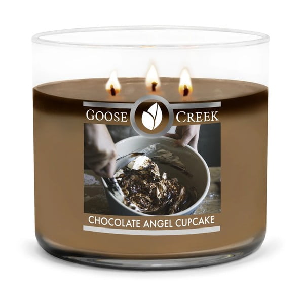 Ароматизирана свещ в стъклена кутия Шоколадова торта Angel Food, 35 часа горене - Goose Creek