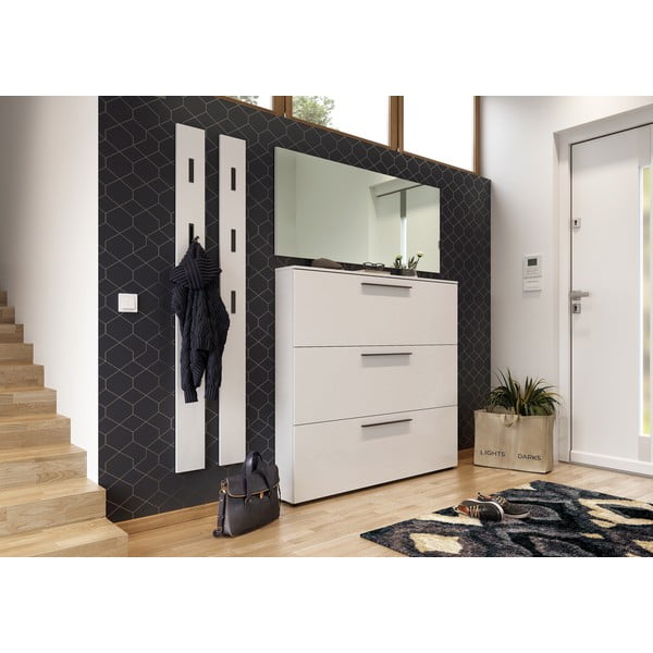 Бял шкаф за обувки с панти Utah - Germania-image-3