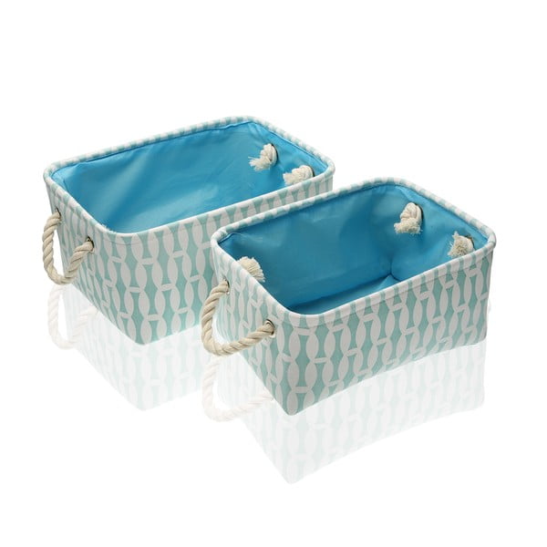 Комплект от 2 сини кошници за съхранение Eyra - Versa