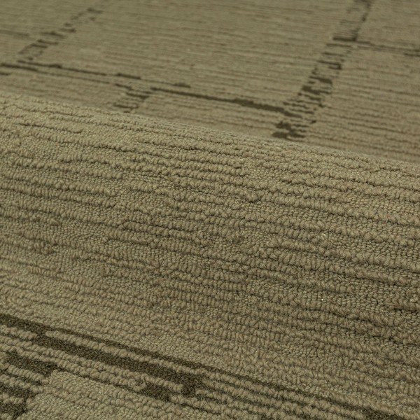 Зелен ръчно изработен вълнен килим 160x230 cm Harris Modula Wool – Flair Rugs-image-4