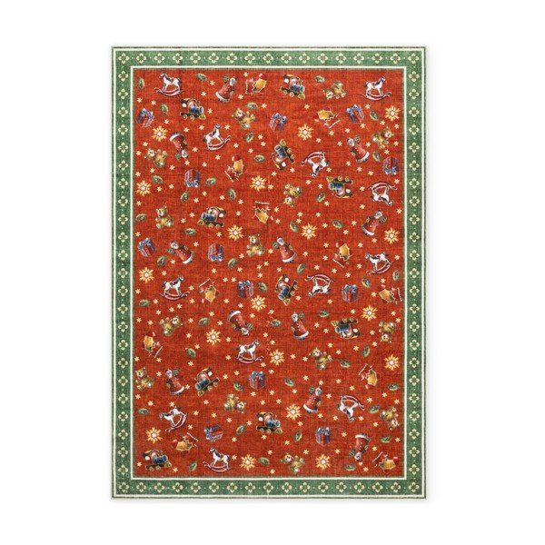 Червен /зелен килим с коледен мотив 160x230 cm Toy's Delight Nostalgic Noel Red Green – Villeroy&Boch-image-4