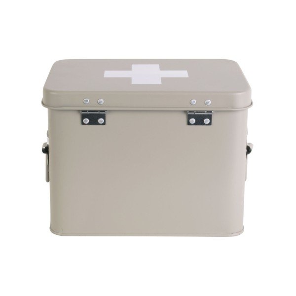 Бежов метален шкаф за лекарства Медицина, ширина 21,5 cm - PT LIVING-image-4