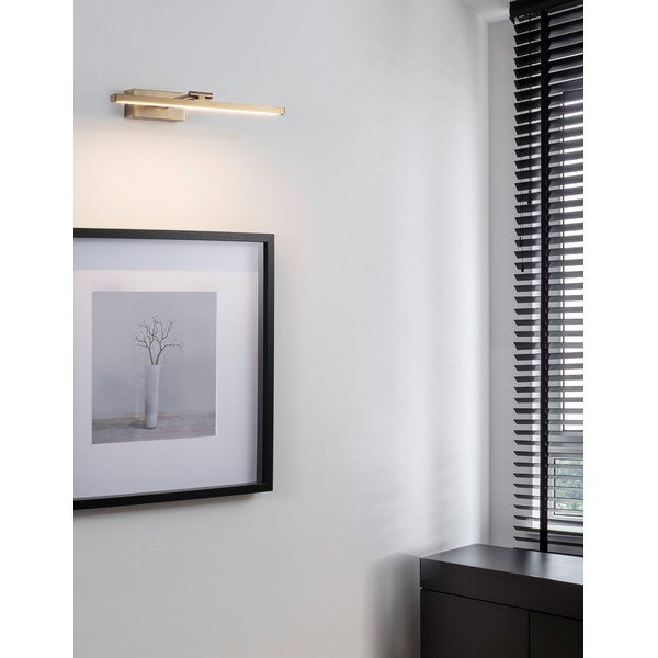 Метална LED стенна лампа с огъваща се структура в месингов цвят Marnell – Nova Luce-image-1