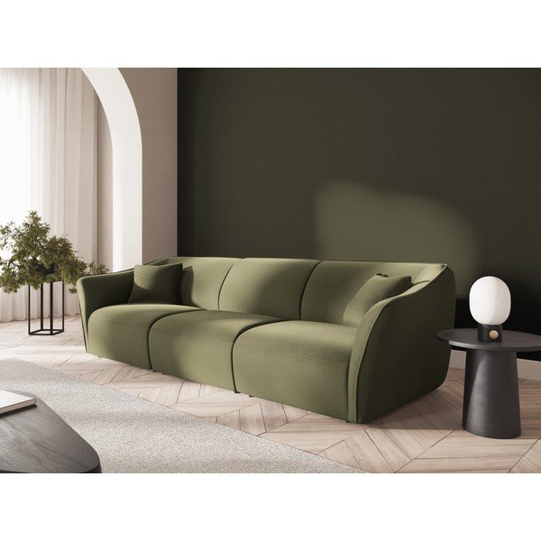 Зелен кадифен диван 292 cm Tokyo – Cosmopolitan Design-image-1