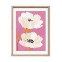 Печатна картина с включена рамка 30x40 cm Peony Bloom – Styler