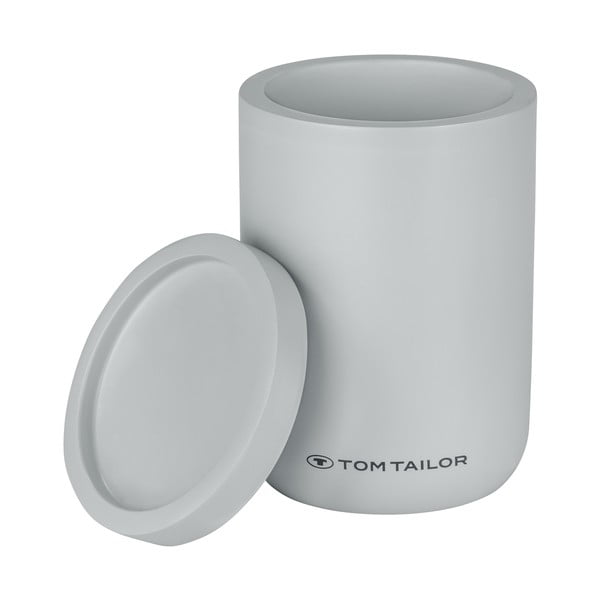 Сив органайзер за баня за памучни тампони от полиресин Tom Tailor T-Color Bath – Wenko